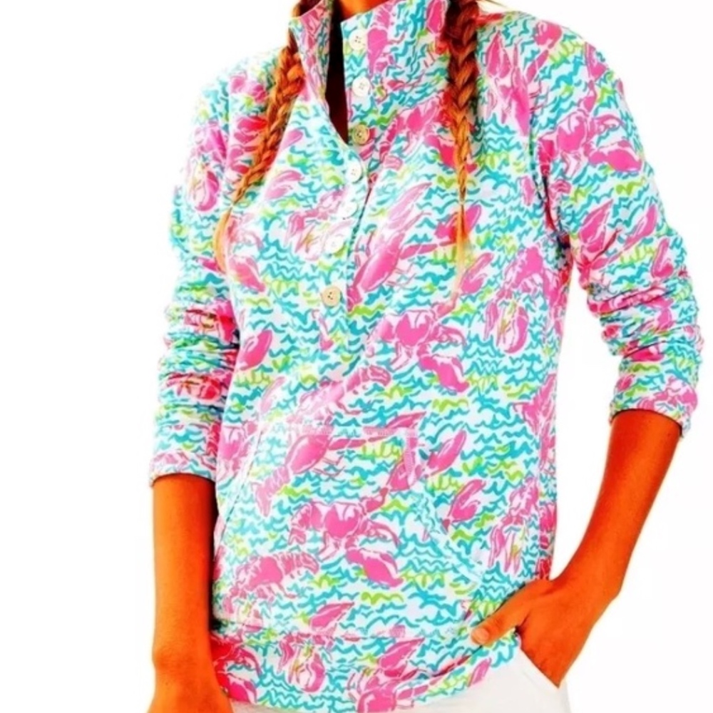 Lilly Pulitzer Lobster Print Jacket